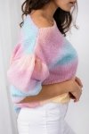 Pastelowy Sweter Tęcza - LS336 - 11