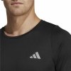 Koszulka z krótkim rękawem Męska Adidas Run Icons 3S T Czarny