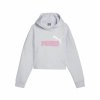 Bluza z Kapturem dla Dziewczynki Puma Ess Logo Cropped Hoodie G