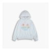 Bluza z Kapturem dla Dziewczynki Levi's Oversized Biały