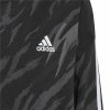 Bluza z kapturem Dziecięca Adidas 3 Stripes Czarny