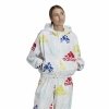 Kurtka Sportowa Damska Adidas Essentials Multi-Colored Logo Biały