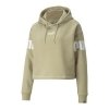 Bluza z kapturem Damska Puma Power Hoodie Fl Beżowy
