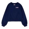 Bluza bez Kaptura dla Dziewczynki Levi's Benchwarmer Ciemnoniebieski