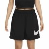 Krótkie Spodenki Sportowe Damskie Nike Sportswear Essential Czarny