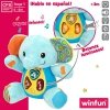 Pluszak wydający Dżwięk Winfun Słoń 17 x 17,5 x 10 cm (6 Sztuk)
