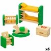 Doll's house bedroom Woomax (6 Sztuk)