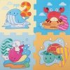 Mata do zabawy Colorbaby Morski EVA 8 Części (4 Sztuk)