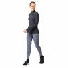Koszulka z długim rękawem Unisex Odlo 1/2 Zip Zeroweight Czarny