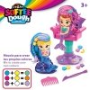 Zabawa z Plasteliną Cra-Z-Art Softee Dough Włosy sirenas (4 Sztuk)