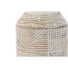 Wazon Home ESPRIT Biały Naturalny Drewno mango Kolonialny 15 x 15 x 38 cm