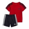 Zestaw Sportowy dla Dzieci Adidas 3 Stripes Czerwony