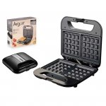 Gofrownica Argon K-901B/W Czarny Stal 750 W
