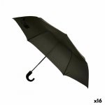 Parasol Czarny Metal Materiał 100 x 100 x 62 cm (16 Sztuk)