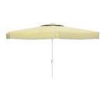 Marbueno Parasol z Aluminiowej 8 Linek D270 cm Poliester Biały Ogród, Basen i Taras 10182