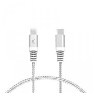 Kabel USB-C do Lightning KSIX Szary