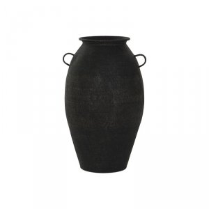 Wazon Home ESPRIT Czarny Metal 34,5 x 34,5 x 57 cm