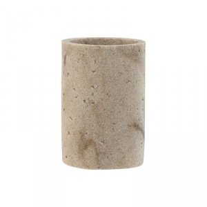 szklanka/kieliszek Home ESPRIT Krem Żywica 7 x 7 x 10 cm