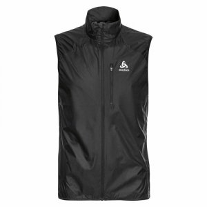 Kamizelka sportowa Unisex Odlo Zeroweight Czarny Wielokolorowy