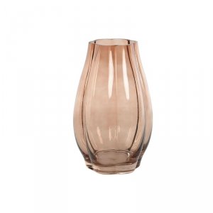 Wazon Home ESPRIT Bursztyn Szkło Nowoczesny 16 x 16 x 26 cm