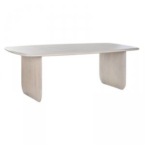 Stoły do Jadalni Home ESPRIT Biały Drewno mango 218 x 100 x 76 cm