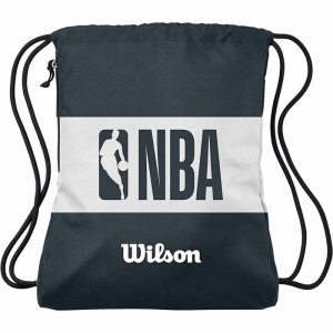 Worek na buty ze sznurkami Wilson NBA Forge Czarny