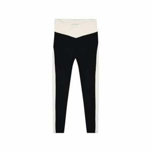 Legginsy Sportowe Damskie Black Limba Shadow Line Czarny