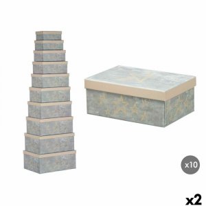 Pudełko ozdobne Pincello 64 Krem Karton (2 Sztuk)