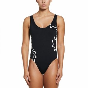 Strój kąpielowy Damski Nike U-Back Czarny