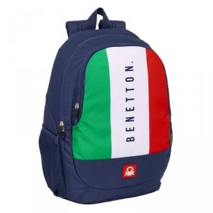 Plecak szkolny Benetton Flag Granatowy 32 x 44 x 16 cm
