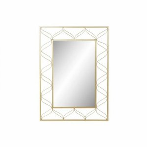 Lustro ścienne DKD Home Decor Złoty 70,5 x 2 x 98 cm
