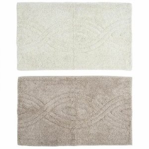 Dywan DKD Home Decor Brązowy Beżowy Bawełna (2 pcs) (80 x 50 x 2 cm)