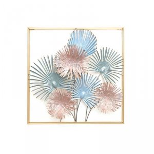 Dekoracja ścienna DKD Home Decor Metal (90 x 7 x 90 cm)