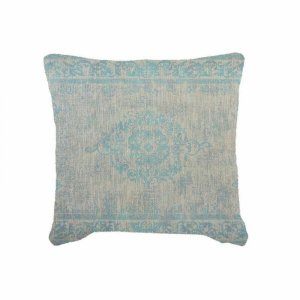 Poduszka DKD Home Decor Turkusowy Poliester (45 x 12 x 45 cm)