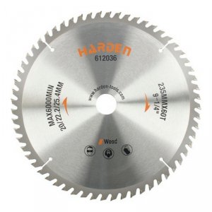 Tarcza do cięcia Harden Drewno Ø 235 x 25,4 mm