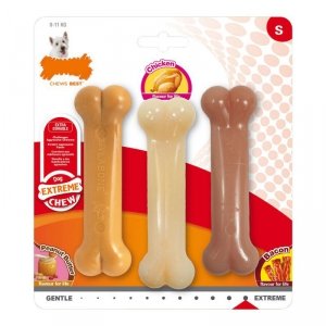 Gryzak dla psa Nylabone Extreme Chew Value Pack Bacon Masło Orzechowe Rozmiar S kurczak Nylon (3 pcs)
