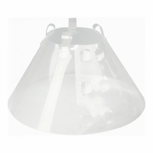 Obroża elżbietańska dla psa KVP Quick Fit Przezroczysty (56-66 cm)