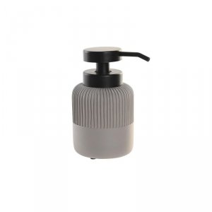 Dozownik mydła DKD Home Decor 7 x 7 x 15 cm Szary Cement polipropylen