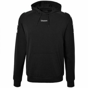 Bluza z kapturem Męska Kappa Kortus Czarny