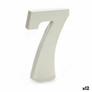 Cyfry Pincello 7 Biały 1,8 x 21 x 17 cm (12 Sztuk)