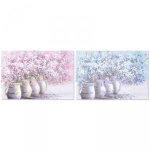 Obraz DKD Home Decor 120 x 3 x 80 cm Cottage (2 Sztuk)