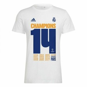 Koszulka piłkarska męska z krótkim rękawem Adidas Real Madrid Champions 2022