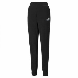 Spodnie dla dorosłych Puma Essentials+ Embroidery  Czarny Kobieta