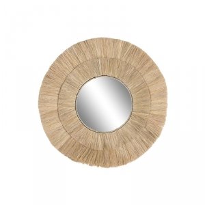 Lustro ścienne DKD Home Decor Bali 100 x 4 x 100 cm (100 Sztuk)