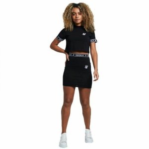 Spódnica do tenisa SikSilk Elastic Czarny (36)