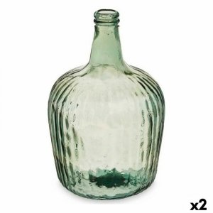Butelka 2255/08R-CH Champagne Paski 8 L 22 x 37,5 x 22 cm Dekoracja (2 Sztuk)