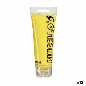 Farba akrylowa Pincello AC120-9 Żółty 120 ml (12 Sztuk)