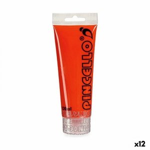 Farba akrylowa Pincello AC120-7 Czerwony 120 ml (12 Sztuk)