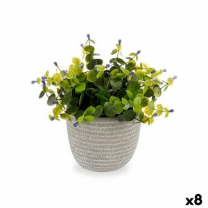 Roślina Dekoracyjna Ibergarden QY-H022 Plastikowy Kvety 21 x 20,6 x 21 cm (8 Sztuk)