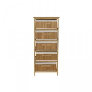Komoda DKD Home Decor Naturalny Bambus Drewno paulowni 42 x 32 x 98 cm